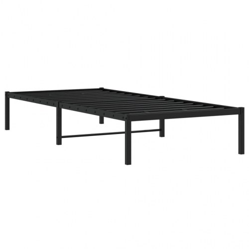 Sengeramme i metal 90 x 190 cm - sort