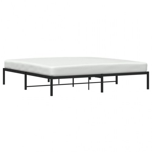 Sengeramme 193x203 cm metal sort
