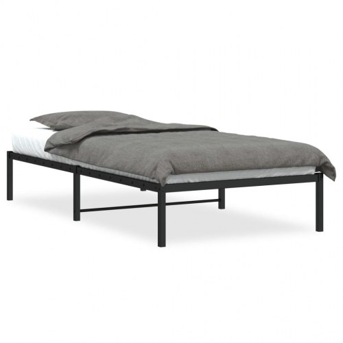 Sengeramme 100x190 cm metal sort