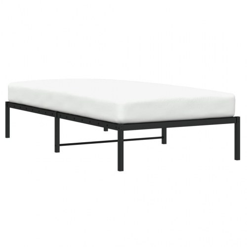 Sengeramme 100x190 cm metal sort