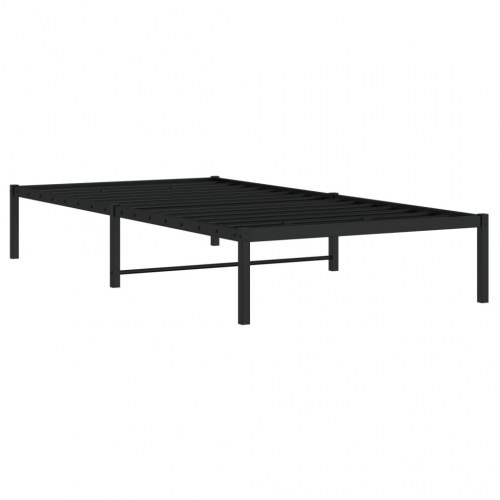 Sengeramme 100x190 cm metal sort