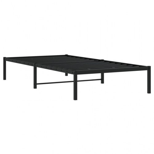 Sengeramme 100x190 cm metal sort