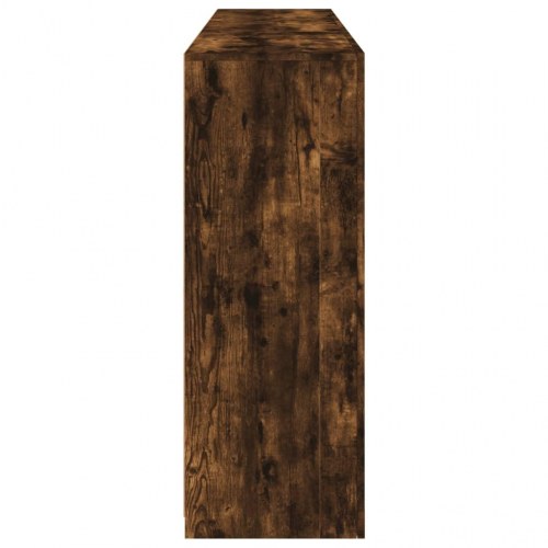 Skænk med LED-lys 162×37×100 cm - røget egetræsfarve