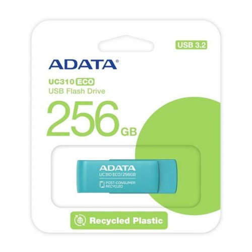 USB flash drive Adata UC310 - 256 GB - grøn - USB 3.2