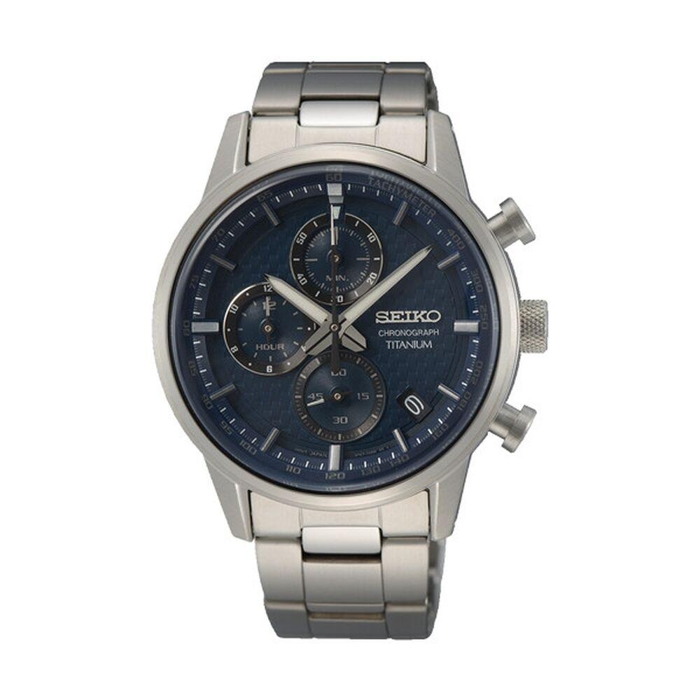Herreur Seiko SSB387P1 Sølvfarvet (Ø 41 mm)