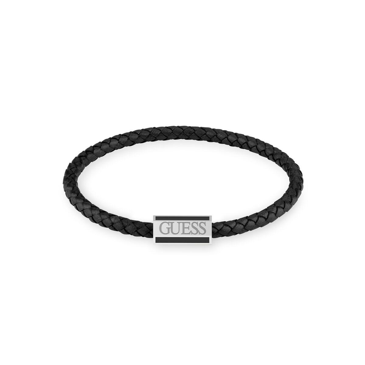 Guess armbånd til mænd - JUMB02141JWSTBKS, sort flettet