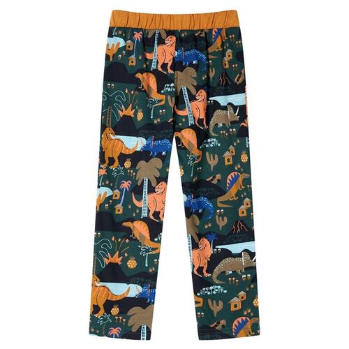 Pyjamas til børn str. 116 mørkegrøn