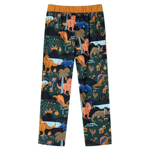 Pyjamas til børn str. 104 mørkegrøn