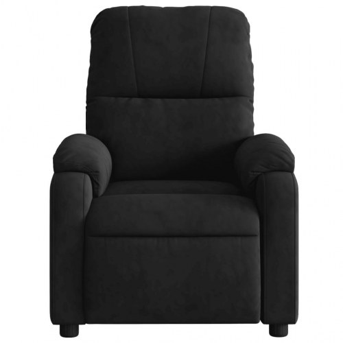 Massagestol i mikrofiberstof - sort