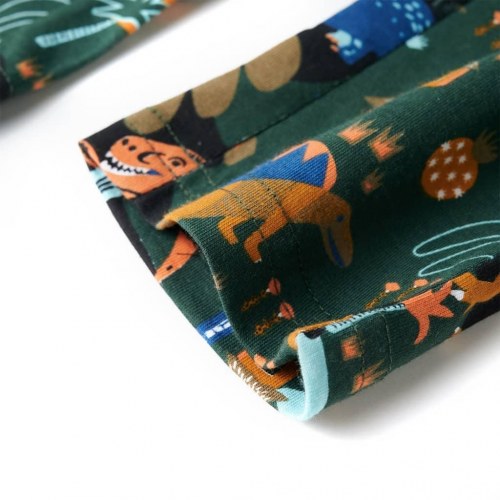 Pyjamas til børn str. 140 mørkegrøn