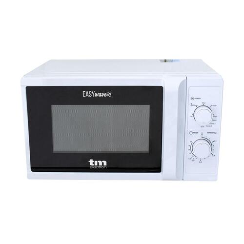 Mikrobølgeovn med Grill TM Electron Hvid 700 W 20 L