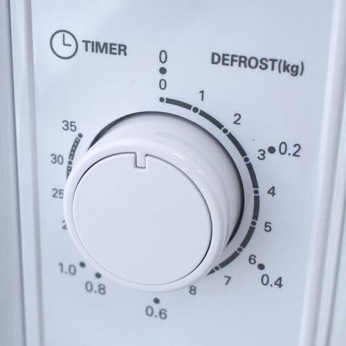 Mikrobølgeovn med Grill TM Electron Hvid 700 W 20 L
