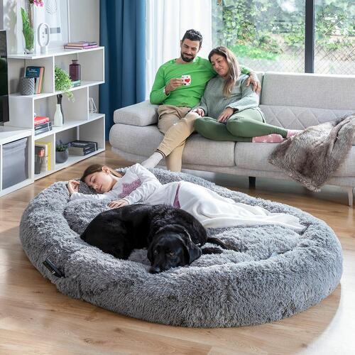 Hundeseng til mennesker - Human Dog Bed XXL Grey