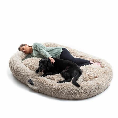 Hundeseng til mennesker - Human Dog Bed XXL Beige