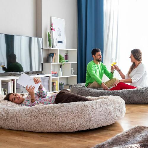 Hundeseng til mennesker - Human Dog Bed XXL Beige