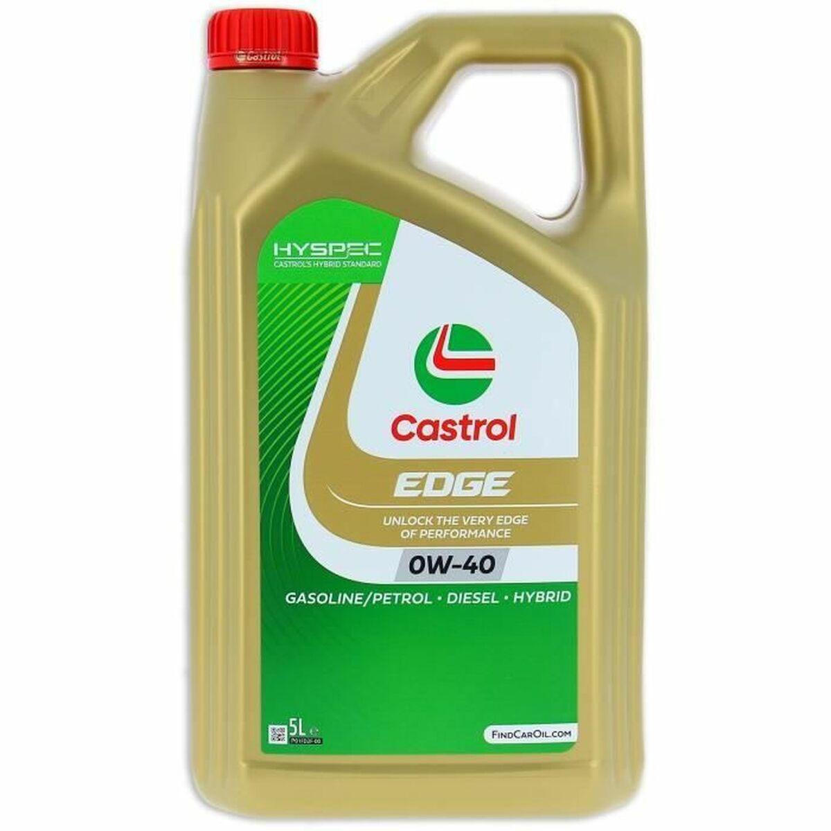 Castrol Edge 0W-40 motorolie - benzin, diesel og hybrid, 5 l