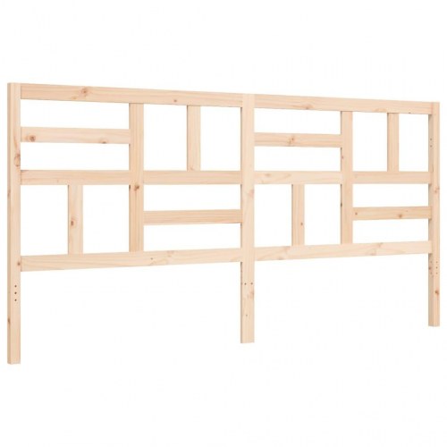 Sengeramme med sengegavl Super King 180 x 200 cm - massivt fyrretræ