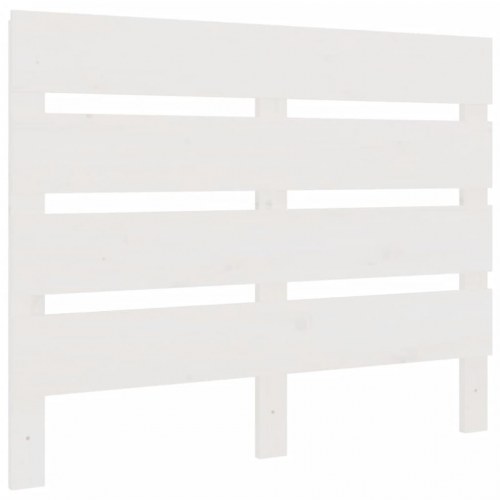 Sengeramme 90x190 cm Single massivt fyrretræ hvid