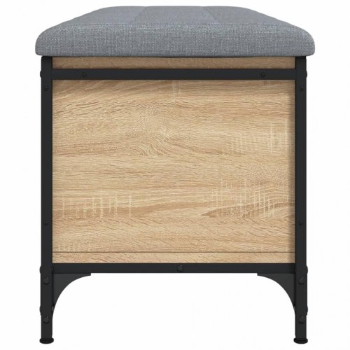 Skobænk 102x42x45 cm konstrueret træ sonoma-eg
