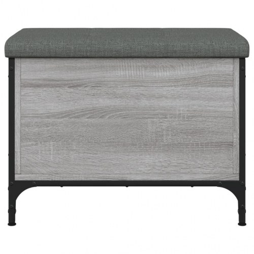 Skobænk 62x42x45 cm konstrueret træ grå sonoma-eg