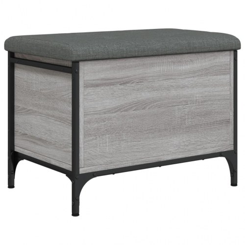 Skobænk 62x42x45 cm konstrueret træ grå sonoma-eg
