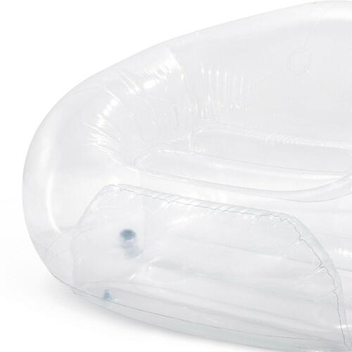 Oppustelig poolstol Intex Beanless Gennemsigtig 137 x 74 x 127 cm (4 enheder)