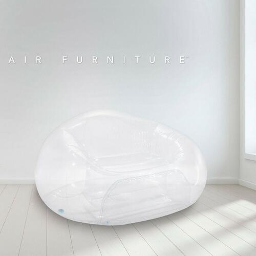 Oppustelig poolstol Intex Beanless Gennemsigtig 137 x 74 x 127 cm (4 enheder)