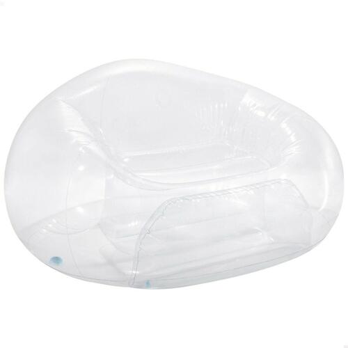 Oppustelig poolstol Intex Beanless Gennemsigtig 137 x 74 x 127 cm (4 enheder)