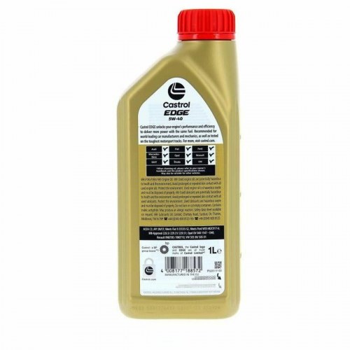 Motorolie Castrol EDGE 5W-40 - 1 l til benzin, diesel og hybrid