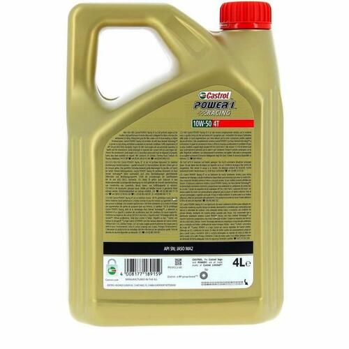 Motorolie Castrol Power1 Racing 4T Motorcykel 10w50 4 L