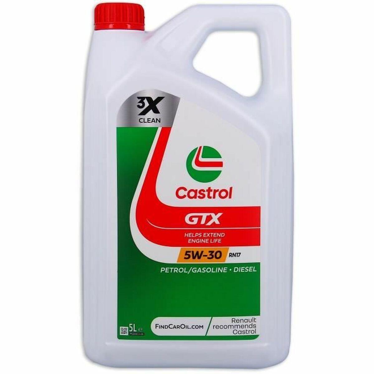 Motorolie Castrol GTX 5W-30 5 l - benzin og diesel