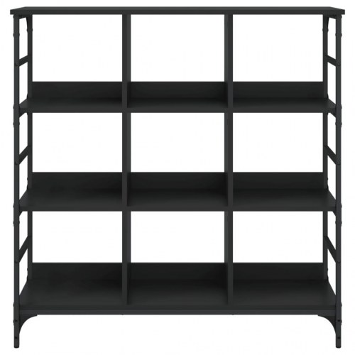 Skænk i konstrueret træ - 102 × 32 × 103,5 cm, sort
