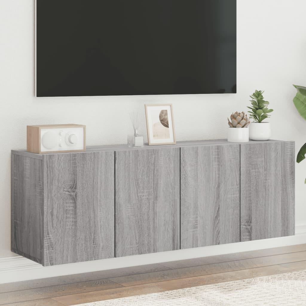 Væghængte Borde Stk 60x30x41 Grå Sonoma