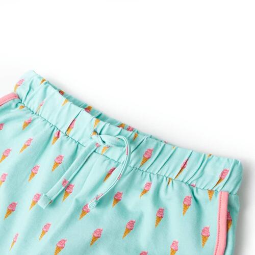Shorts til børn str. 128 med snor mintgrøn
