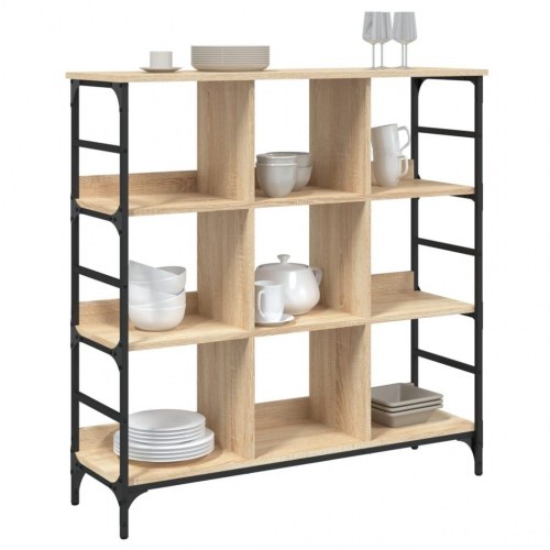 Skænk 102x32x103,5 cm konstrueret træ sonoma-eg