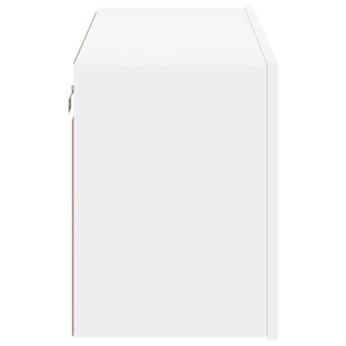 Væghængt tv-bord 80x30x41 cm hvid