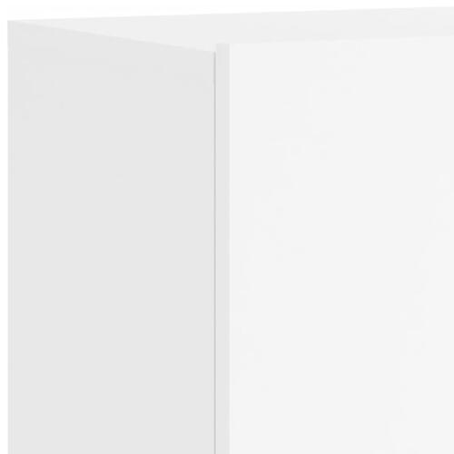 Væghængt tv-bord 80x30x41 cm hvid