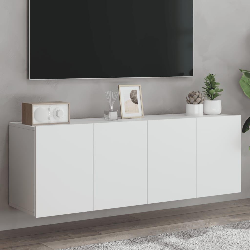 Væghængte Borde Stk 60x30x41 Hvid