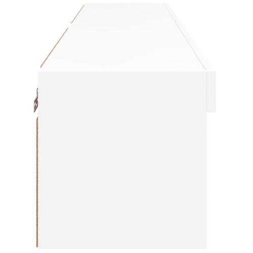 Tv-borde med LED-lys 2 stk. 60x30x30 cm hvid