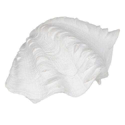 Dekorativ figur Hvid Snegl 14 x 7 x 10 cm