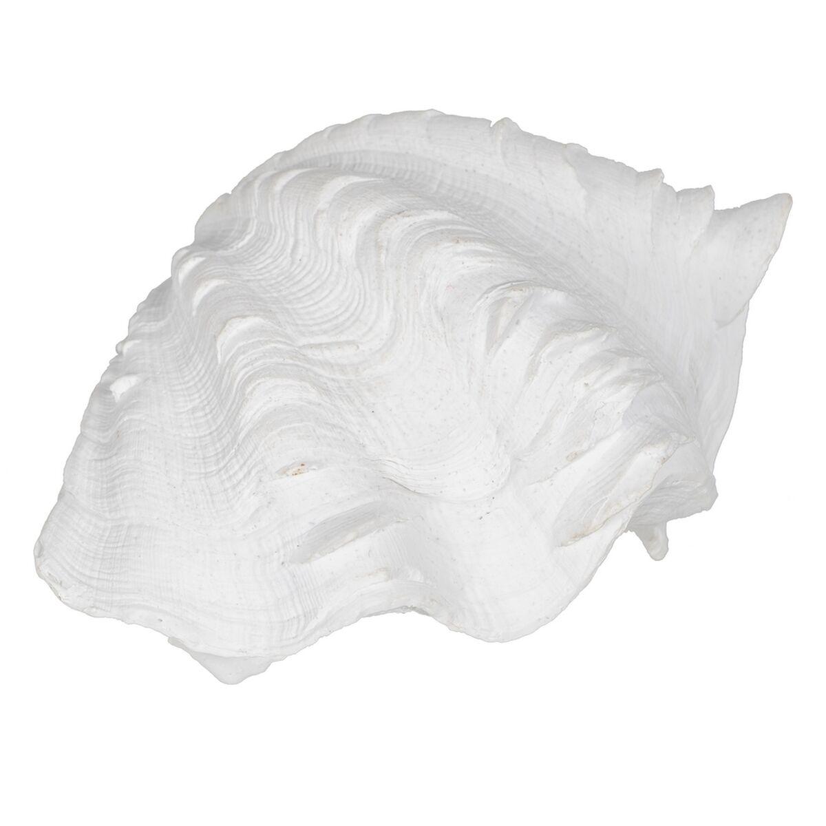 Dekorativ figur Hvid Snegl 14 x 7 x 10 cm