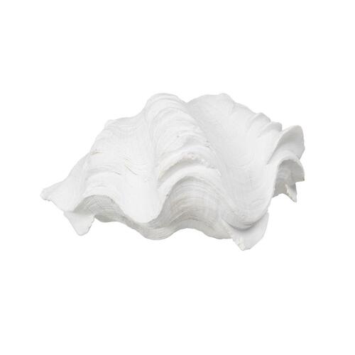 Dekorativ figur Hvid Snegl 14 x 7 x 10 cm