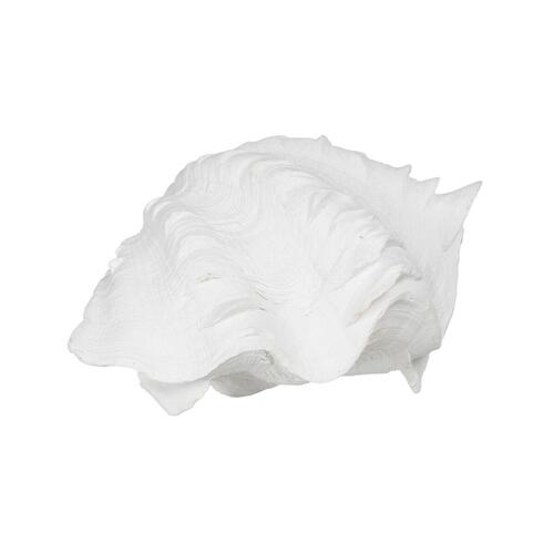 Dekorativ figur Hvid Snegl 14 x 7 x 10 cm
