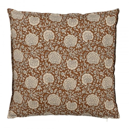 Pude Bomuld Brun Beige 50 x 50 cm