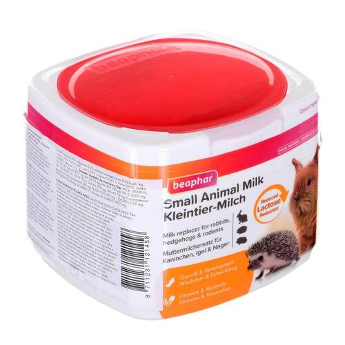 Mælkepulver Beaphar Fugle Chinchilla Marsvin Kanin Hamster Rotte Mus 200 g
