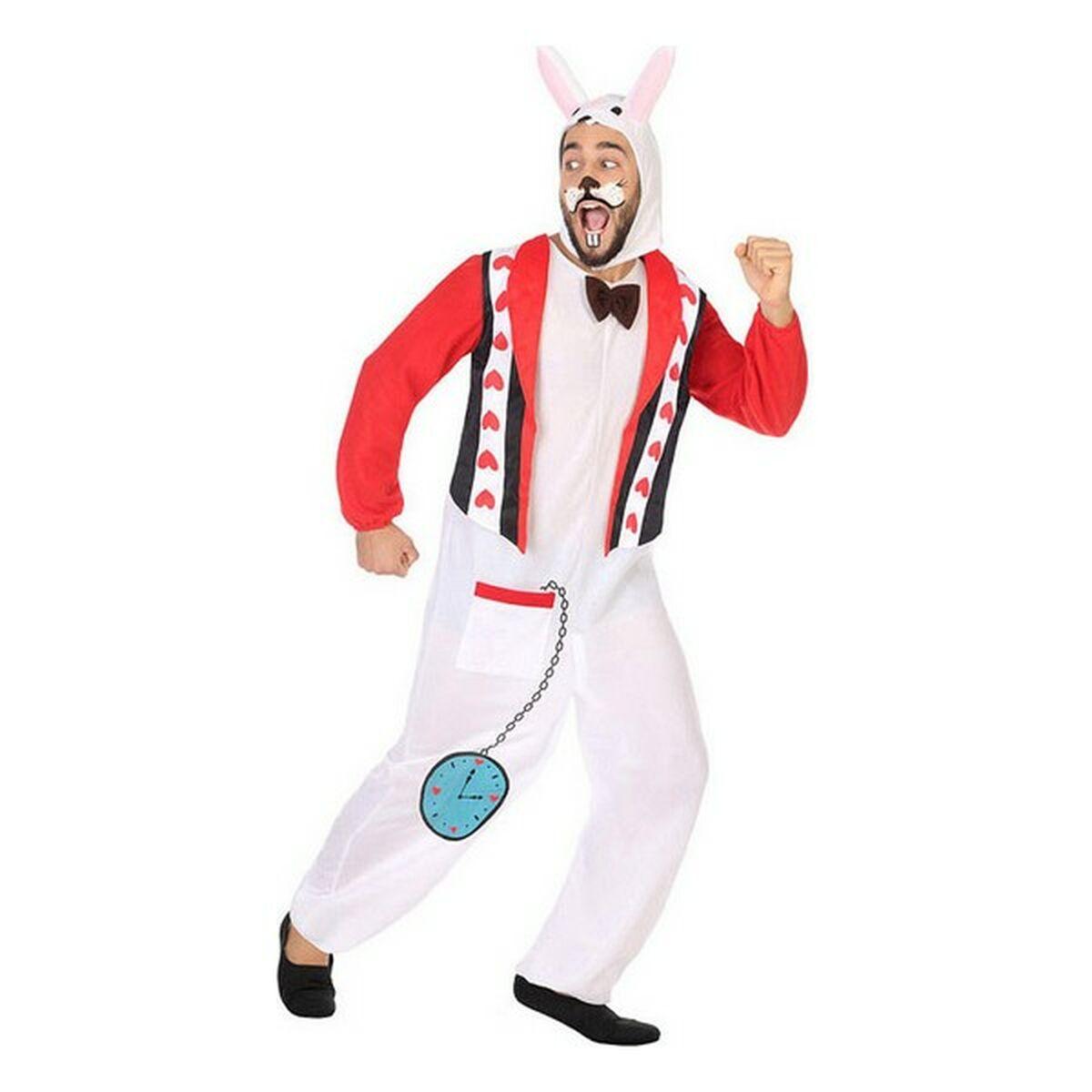 Kostume til voksne Kanin Multifarvet XL (2 Dele) (2 enheder) (2 stk) XL