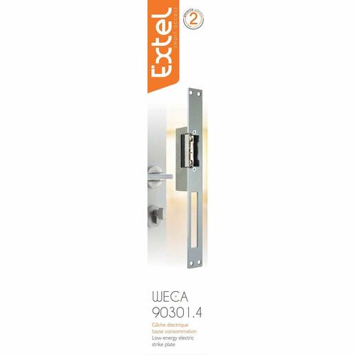 Extel Elektrisk lås WECA 90301.4 - aluminium, 12 V AC/DC