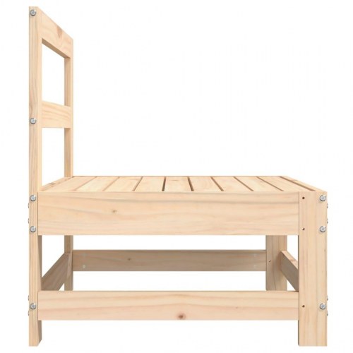 Midtermodul til havesofa i massivt fyrretræ - modulsofa 62×62 cm