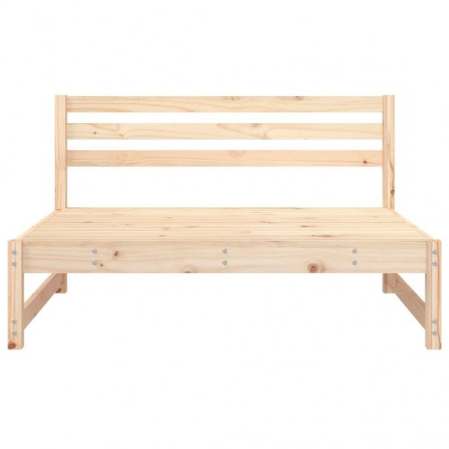 Midtermodul til havesofa 120x80 cm massivt fyrretræ