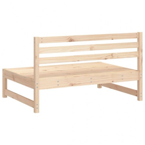 Midtermodul til havesofa 120x80 cm massivt fyrretræ